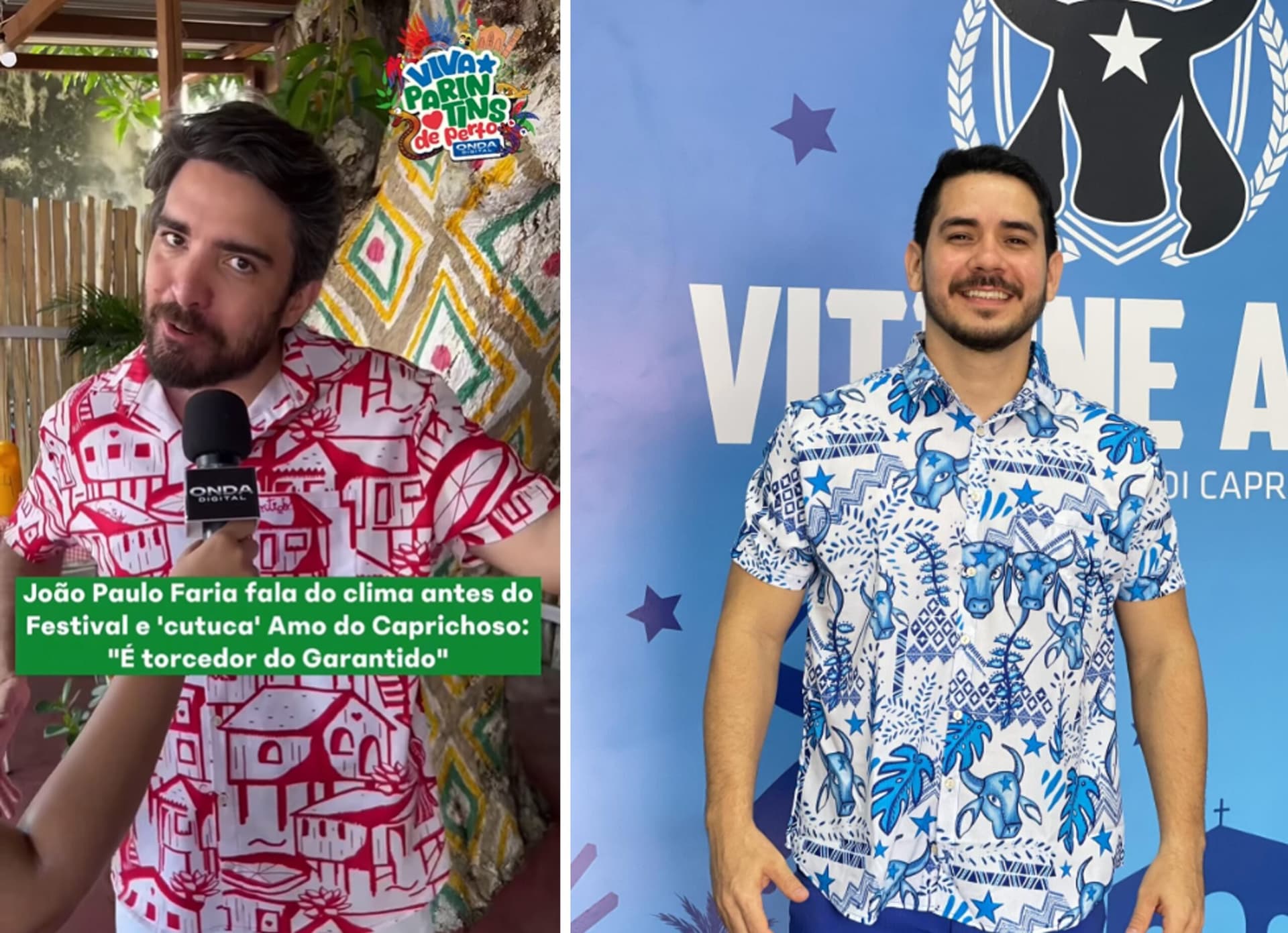 VÍDEO: Amo do Garantido provoca novo rival do Caprichoso: “Caetano é Garantido, daqui a pouco volta”