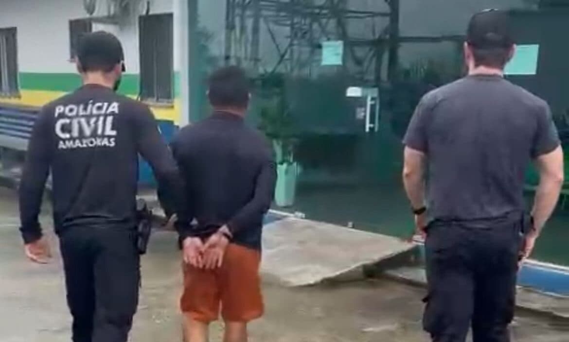 Homem é preso por agredir companheira e manter arma ilegal em casa no interior do AM