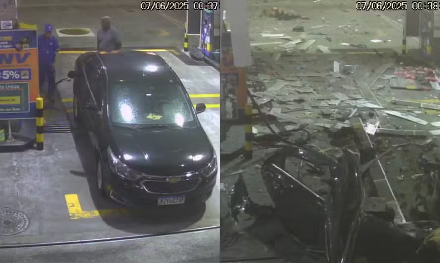 Morre frentista vítima de explosão de carro em posto de combustível no Rio de Janeiro