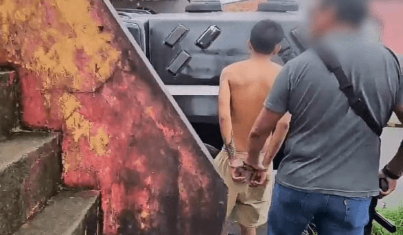 Suspeito de roubo a pastelaria é preso com drogas na zona leste de Manaus