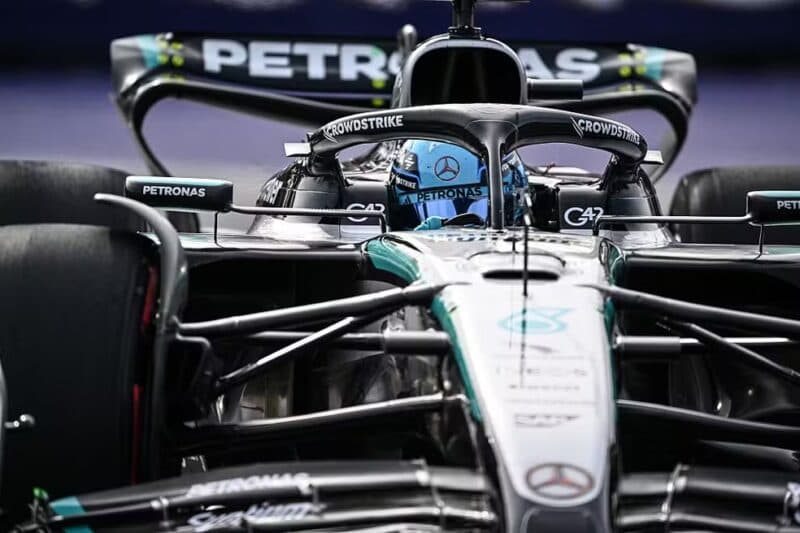 Fórmula 1: George Russel lidera 2º treino no GP do Canadá; Bortoleto fica em 13º