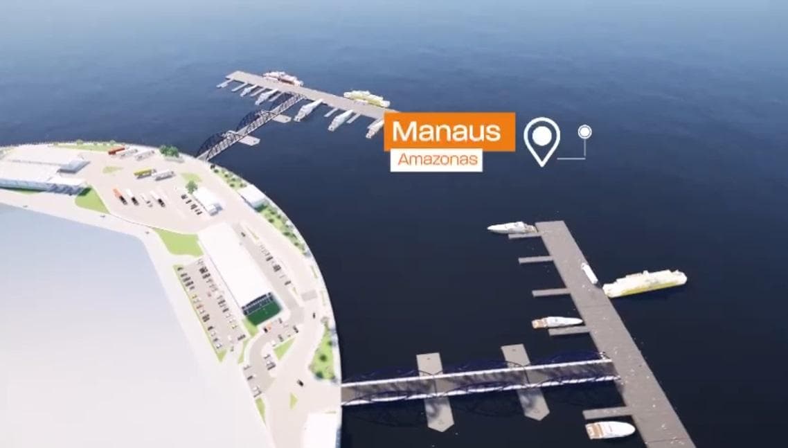 Políticos do AM exaltam avanço do novo Porto da Manaus Moderna; edital é lançado pelo governo federal