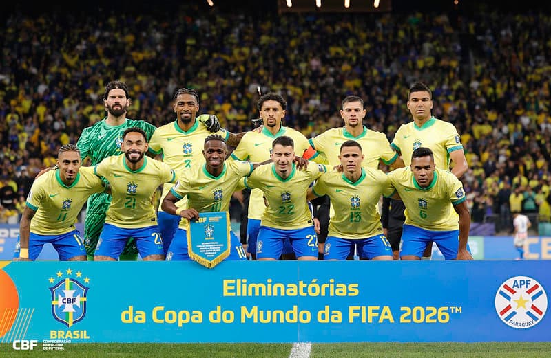 Brasil vence o Paraguai e garante vaga na Copa do Mundo de 2026