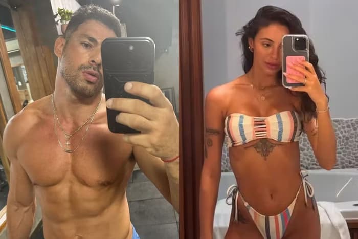 Cauã Reymond é flagrado aos beijos com nova namorada em praia do Rio