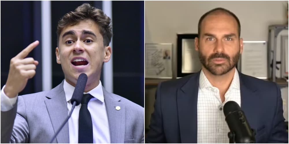 “Triste ver a que ponto Nikolas chegou”, comenta Eduardo Bolsonaro ao criticar colega de partido