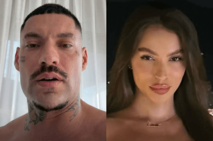 Influenciadora Anna Estrella critica postura de Filipe Ret como pai nas redes sociais