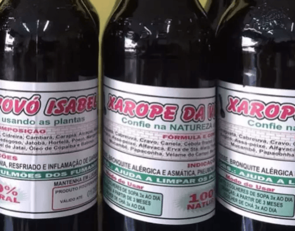 Anvisa proíbe Xarope da Vovó e outros suplementos vendidos irregularmente