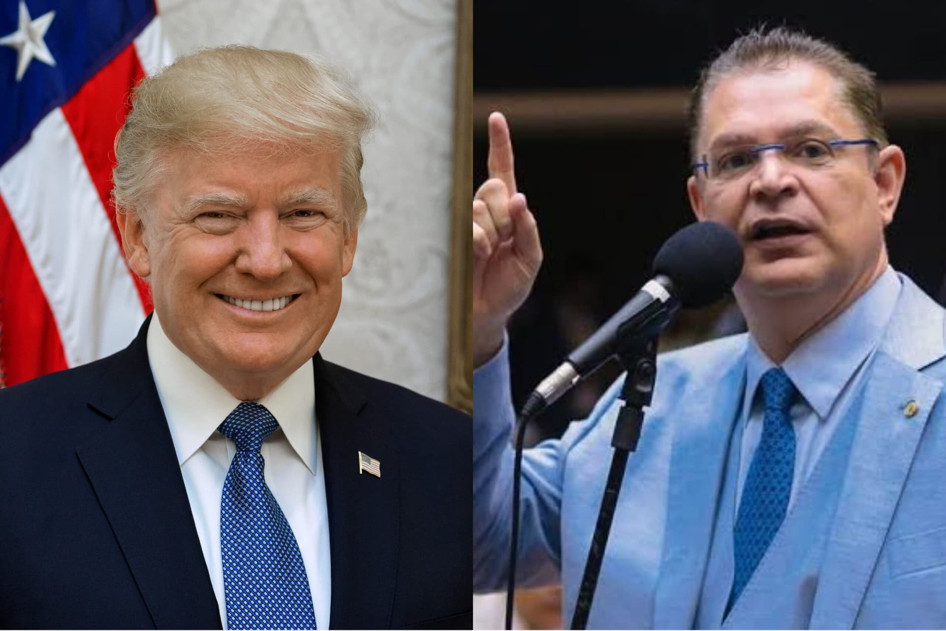 Comissão da Câmara aprova ‘moção de louvor’ a Trump na semana em que ele impõe tarifa de 50% ao Brasil