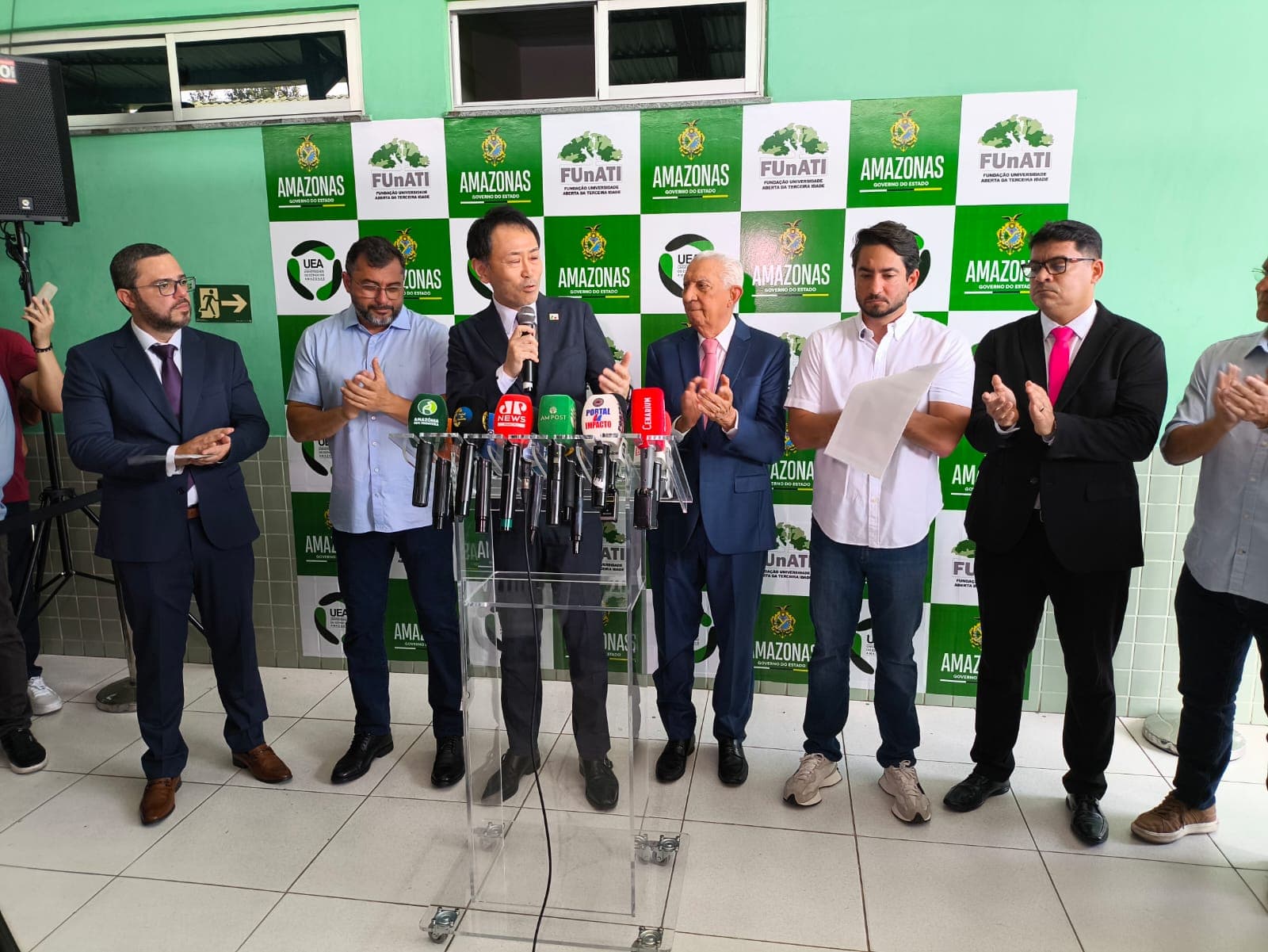 Wilson Lima e Consulado do Japão inauguram Cozinha Escola da FUnATI