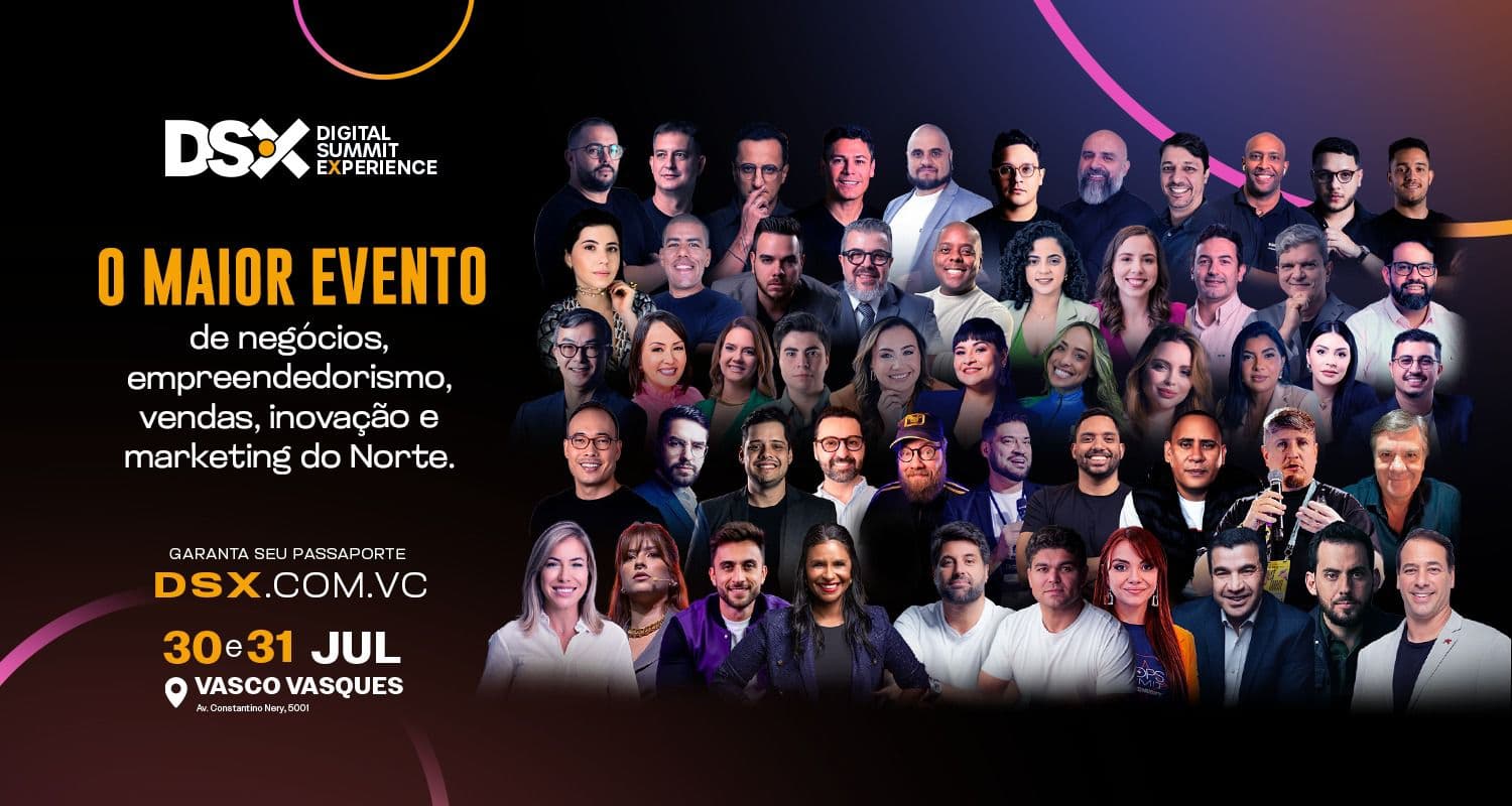 DSX 2025: Confira programação oficial com horários das palestras do maior evento de marketing e inovação do Norte