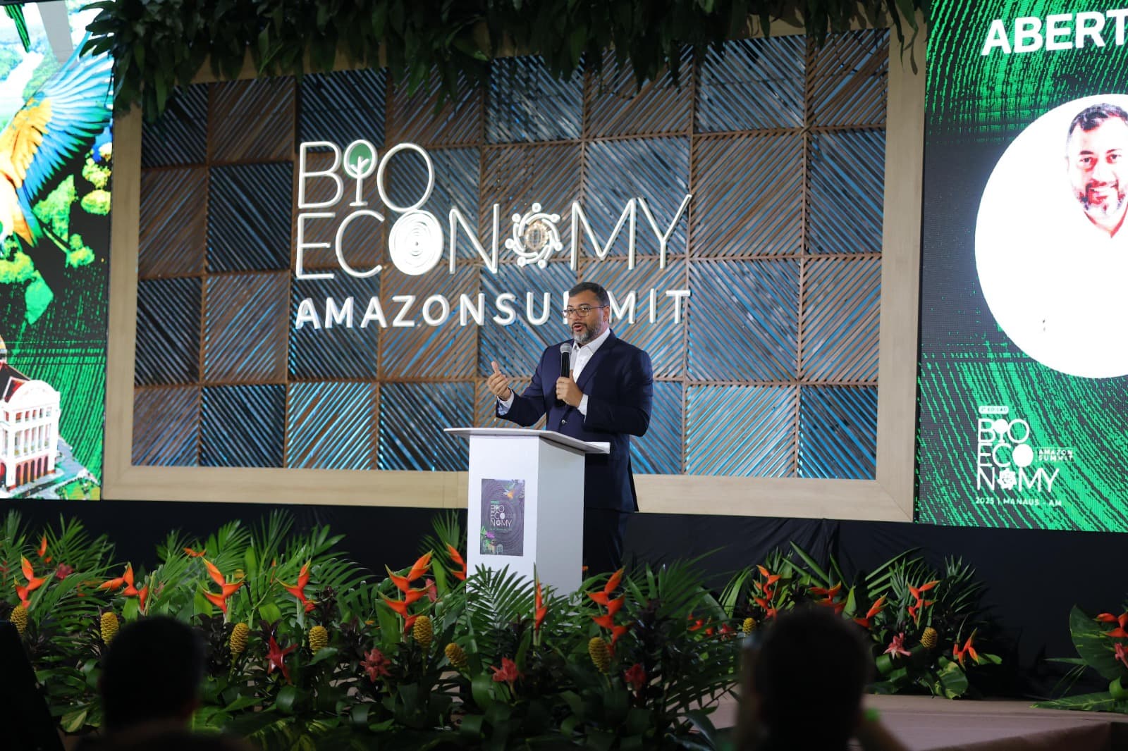 Em abertura de evento, Wilson Lima defende bioeconomia como matriz econômica do estado