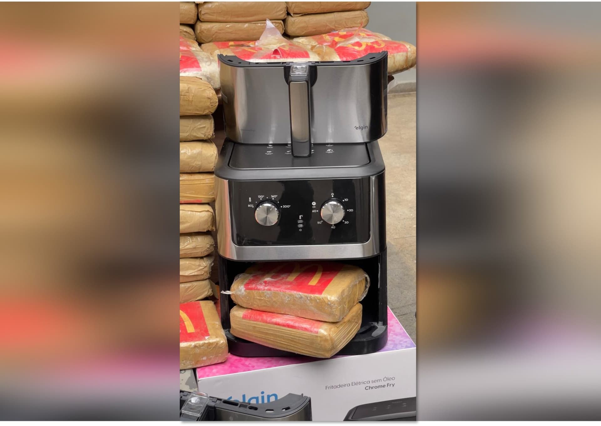 Polícia descobre esquema de tráfico em Manaus com drogas escondidas em air fryers