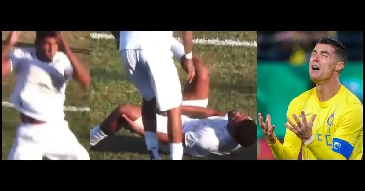 VÍDEO: Jogador tenta imitar Cristiano Ronaldo em comemoração e sofre lesão; lance repercute na Europa