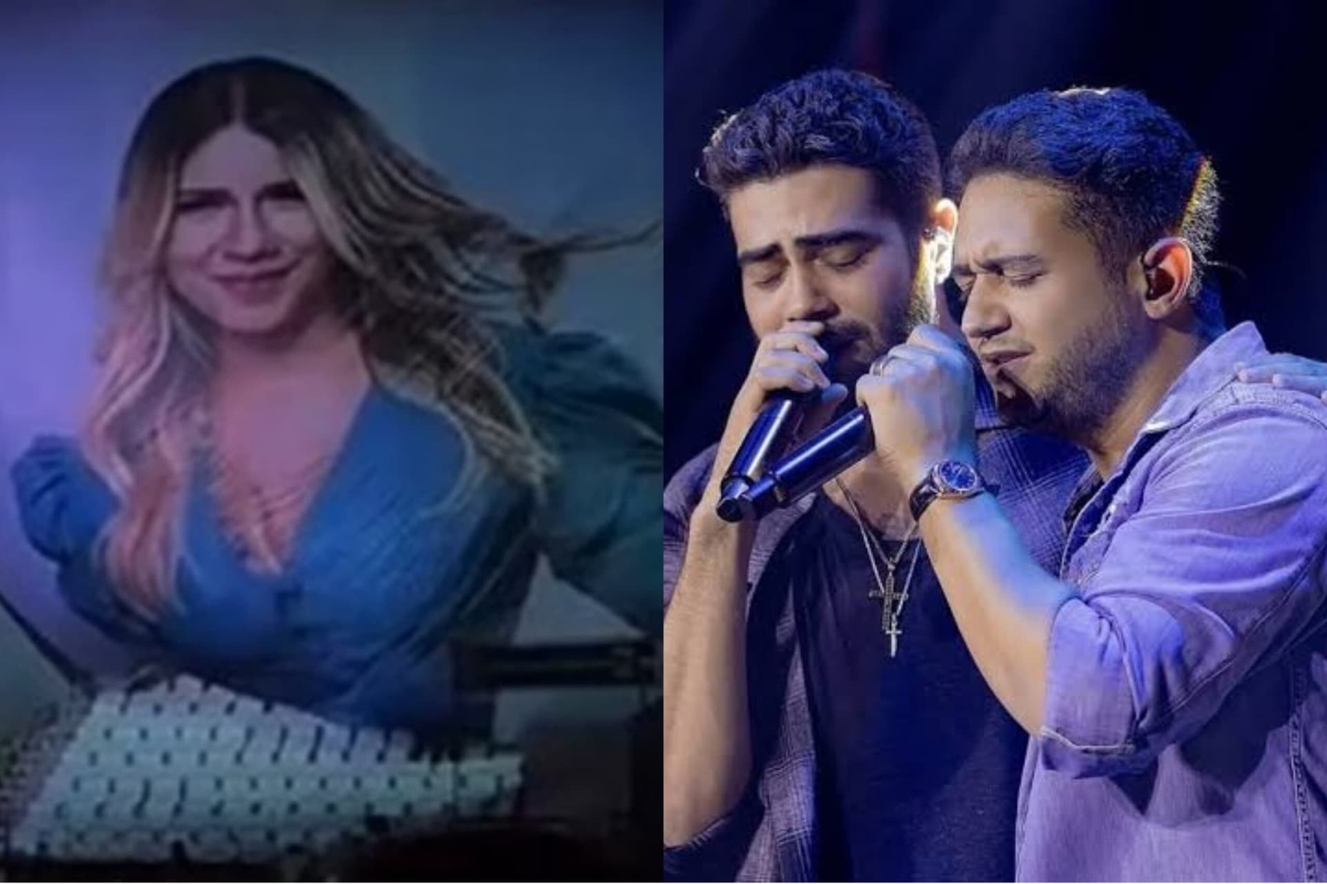 Em meio a polêmica, Henrique e Juliano prestam homenagem a Marília Mendonça em show; veja