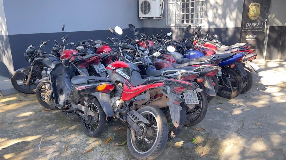 Mais de 30 motos roubadas são devolvidas aos donos após operação em Manacapuru e Coari