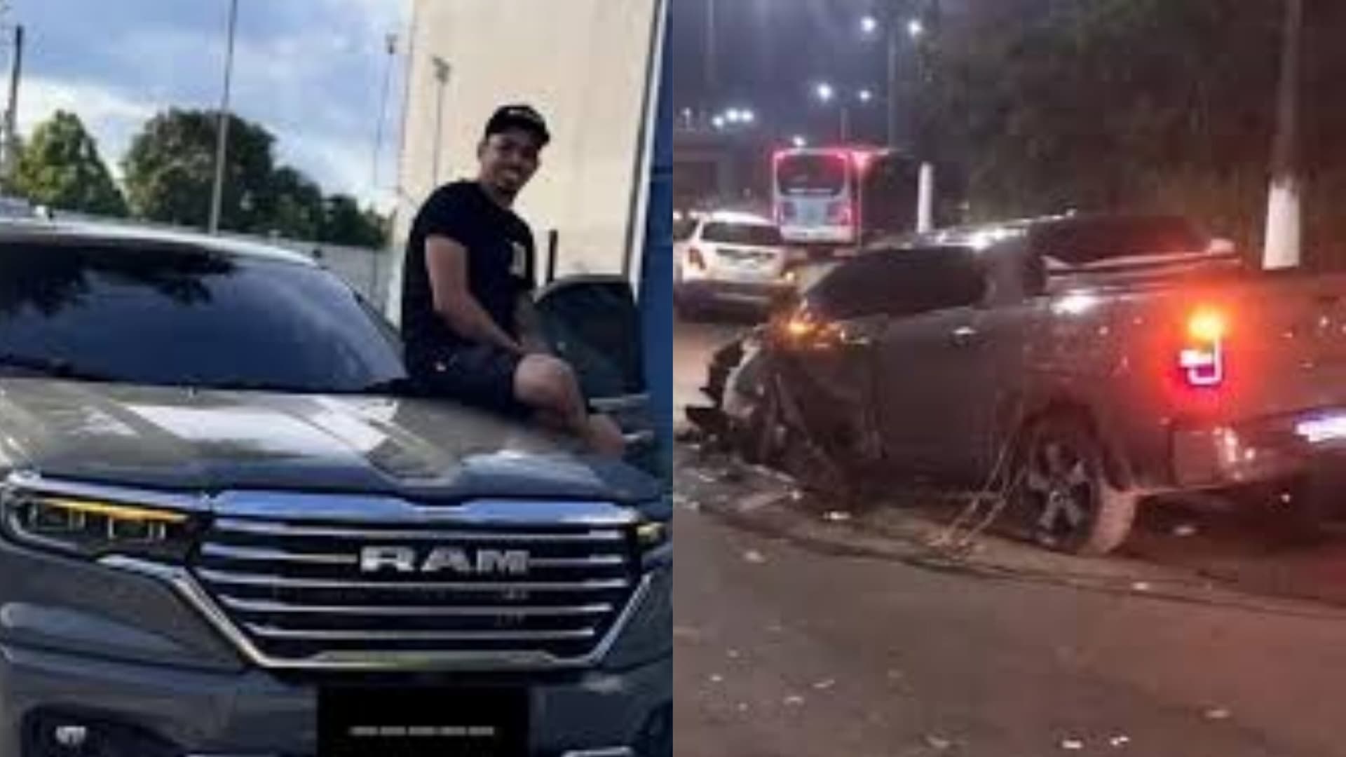 Influenciador Will Robson se envolve em acidente de trânsito em Manaus