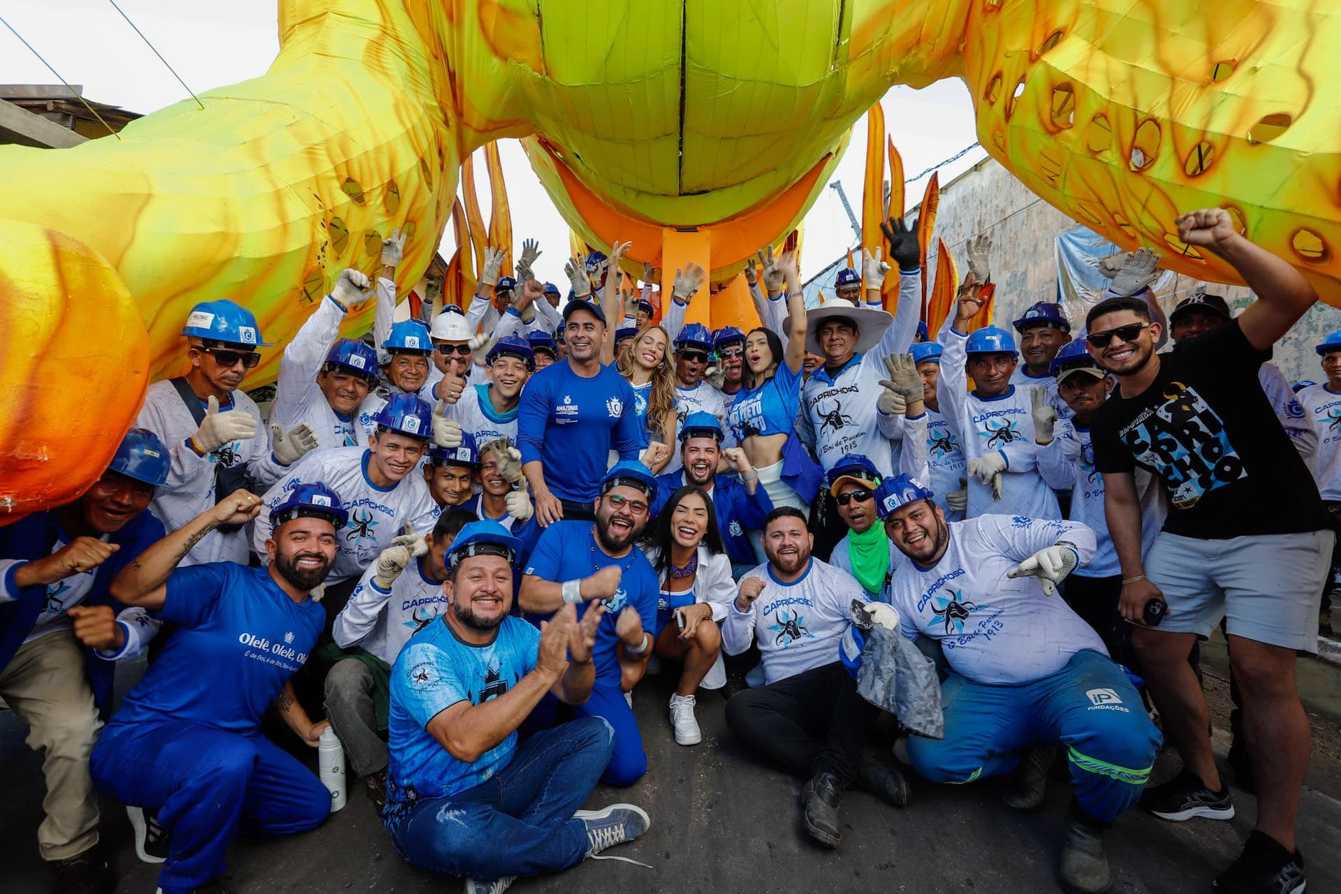 Caprichoso conclui logística do Festival 2025 com retorno das alegorias ao galpão