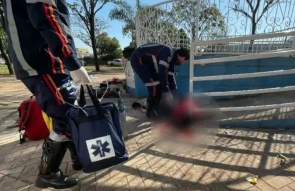 Morador de rua é agredido com tijoladas no Mato Grosso do Sul