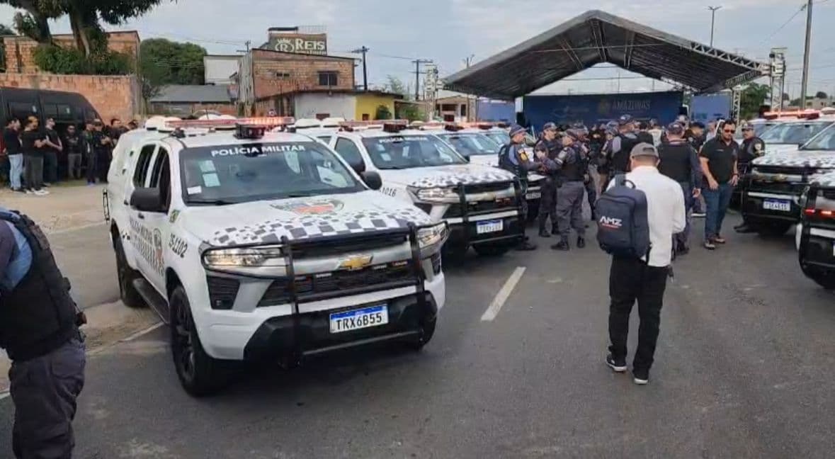 Viaturas com câmeras de identificação de veículos com restrição de roubo ou furto são entregues pelo governo do AM