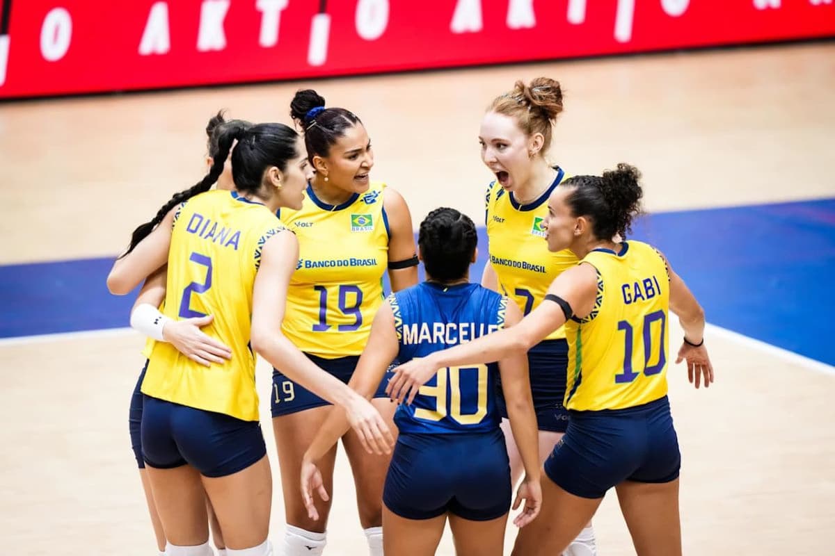 Seleção Feminina de Vôlei vence a Polônia e vai pegar o Japão na Liga das Nações