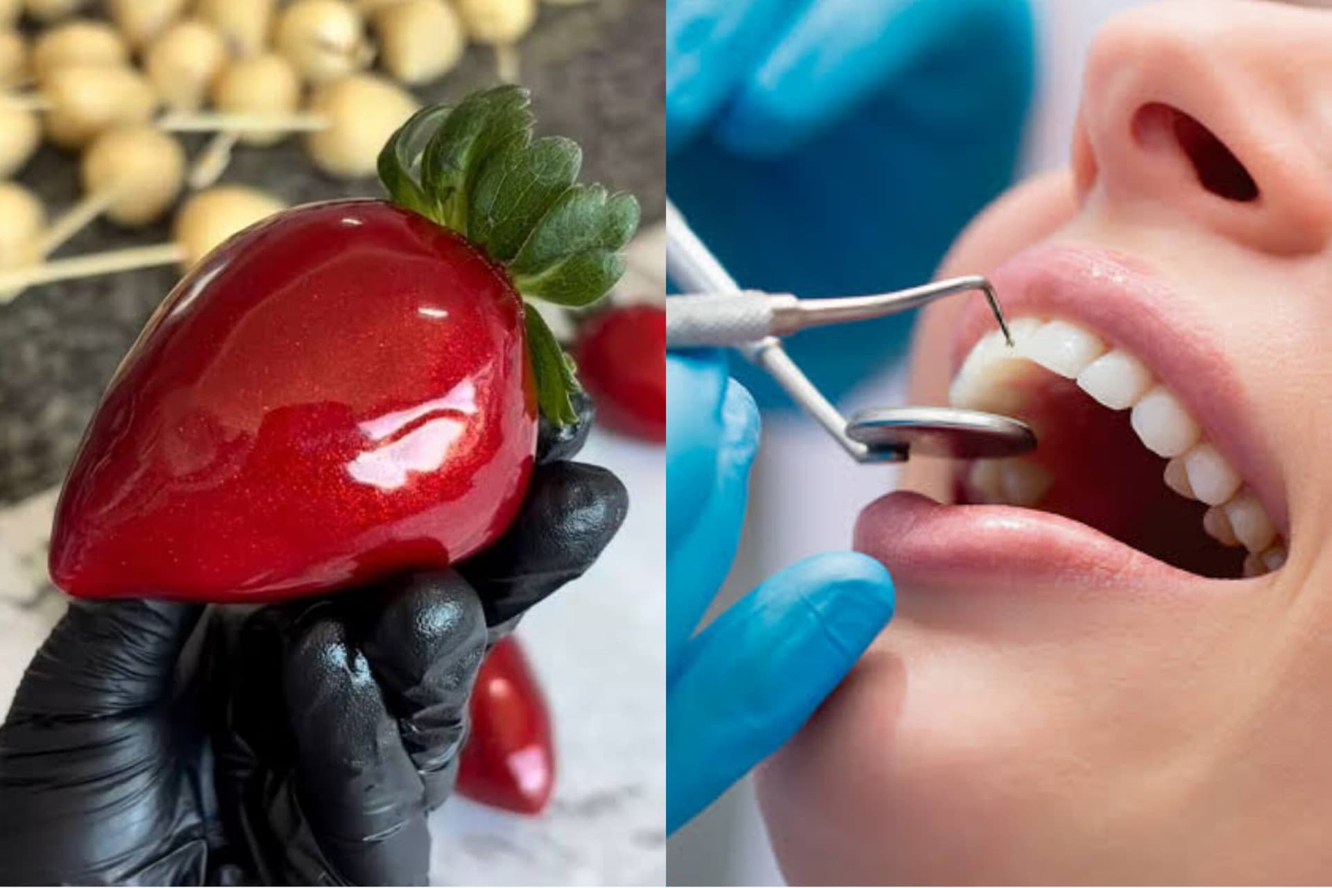 “Morango do Amor”: dentistas alertam sobre os riscos do doce para a saúde bucal