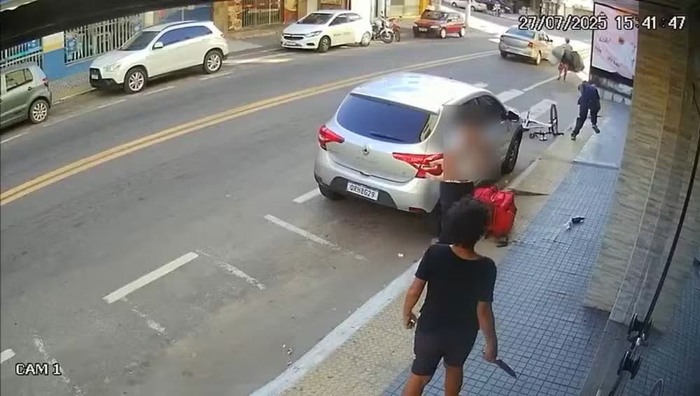 VÍDEO: Veja momento em que sogra mata genro com facada durante briga, no ES