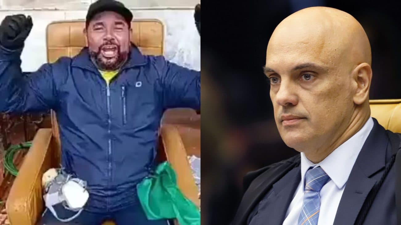 Homem que sentou na “cadeira do Xandão” foi condenado a 17 anos de prisão pelo STF