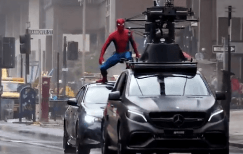 VÍDEOS: Filmagens de “Homem-Aranha: Um Novo Dia” movimentam ruas da Escócia