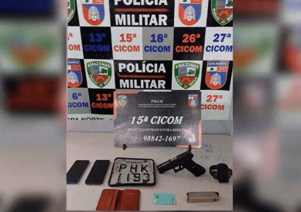 Suspeito de assalto é preso após ser espancado por moradores em Manaus