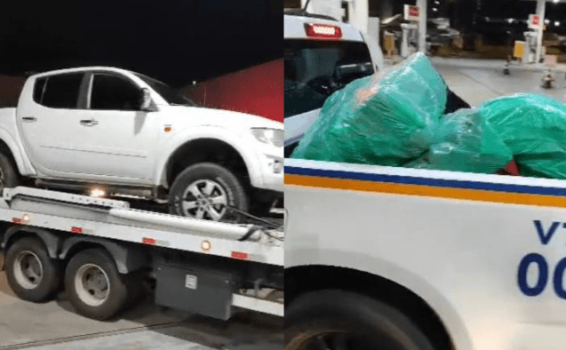 Motorista é preso com meia tonelada de drogas após fugir de blitz em Manaus; vídeo