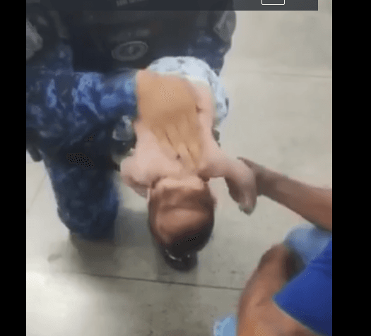 Guarda Municipal salva bebê de 2 meses engasgado com leite materno em Manaus; vídeo