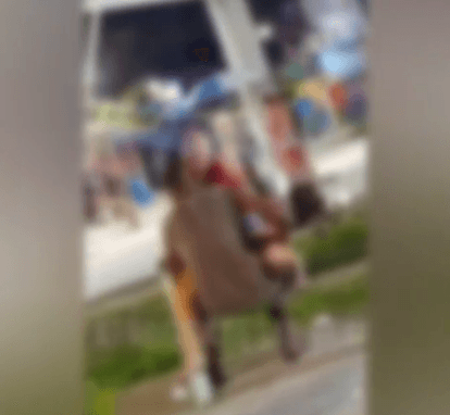 Casal é flagrado em ato íntimo em parque de Realengo