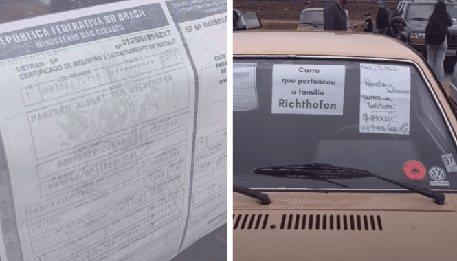 Carro que pertenceu ao pai de Suzane von Richthofen é colocado à venda em feira de antigos