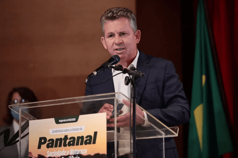 Governador de Mato Grosso sofre acidente durante visita a obras