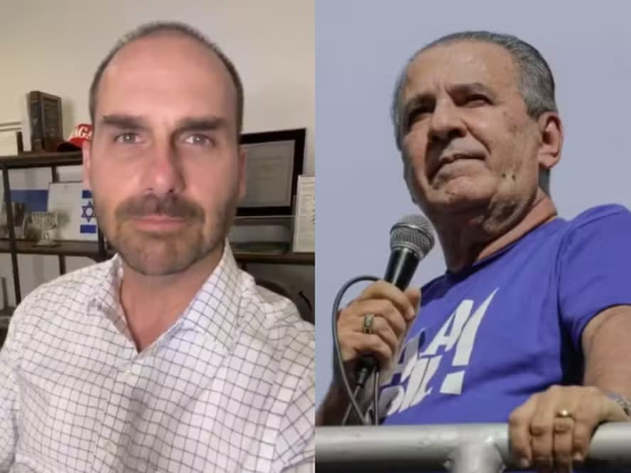 “Siga firme, vambora”, diz Eduardo Bolsonaro a Malafaia após críticas do pastor