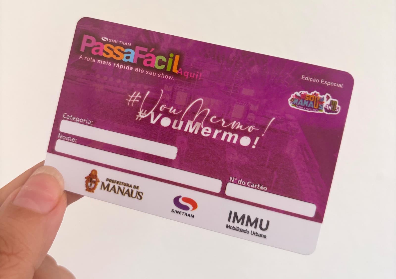 Prefeitura lança lote extra de pulseiras para o Sou Manaus 2025 com promoção exclusiva para o transporte público