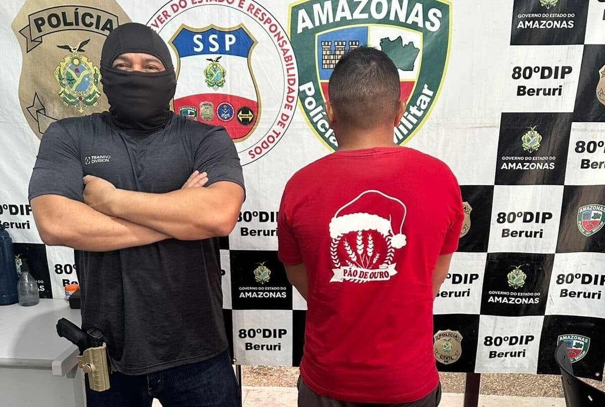 ‘Sula’ é preso suspeito de estuprar vizinha de 8 anos em Beruri