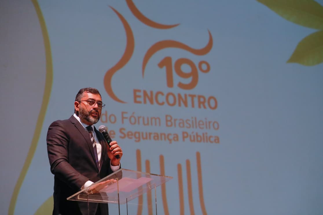 Avanços no combate ao crime são destaques de Wilson Lima no 19º Fórum de Segurança Pública em Manaus
