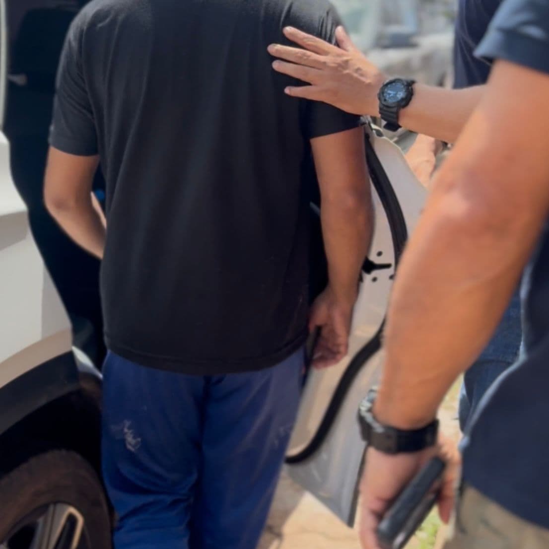 Durante palestra em Presidente Figueiredo, polícia recebe denúncia e prende suspeito de ameaçar matar mulher