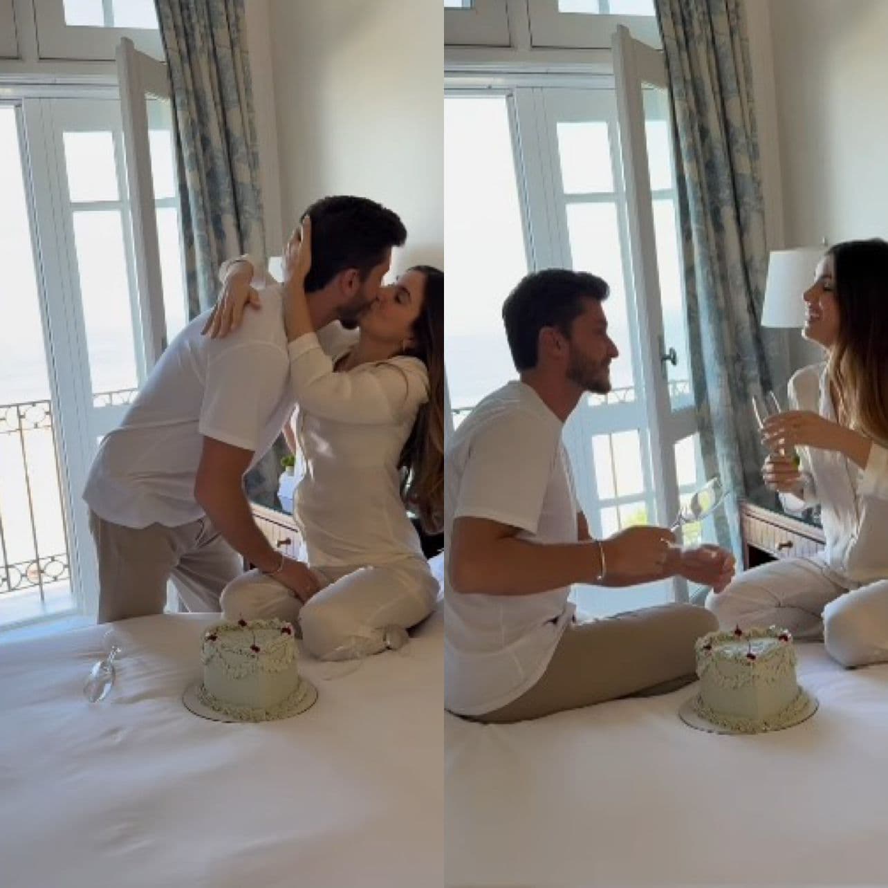 Camila Queiroz e Klebber Toledo revelam sexo do primeiro filho