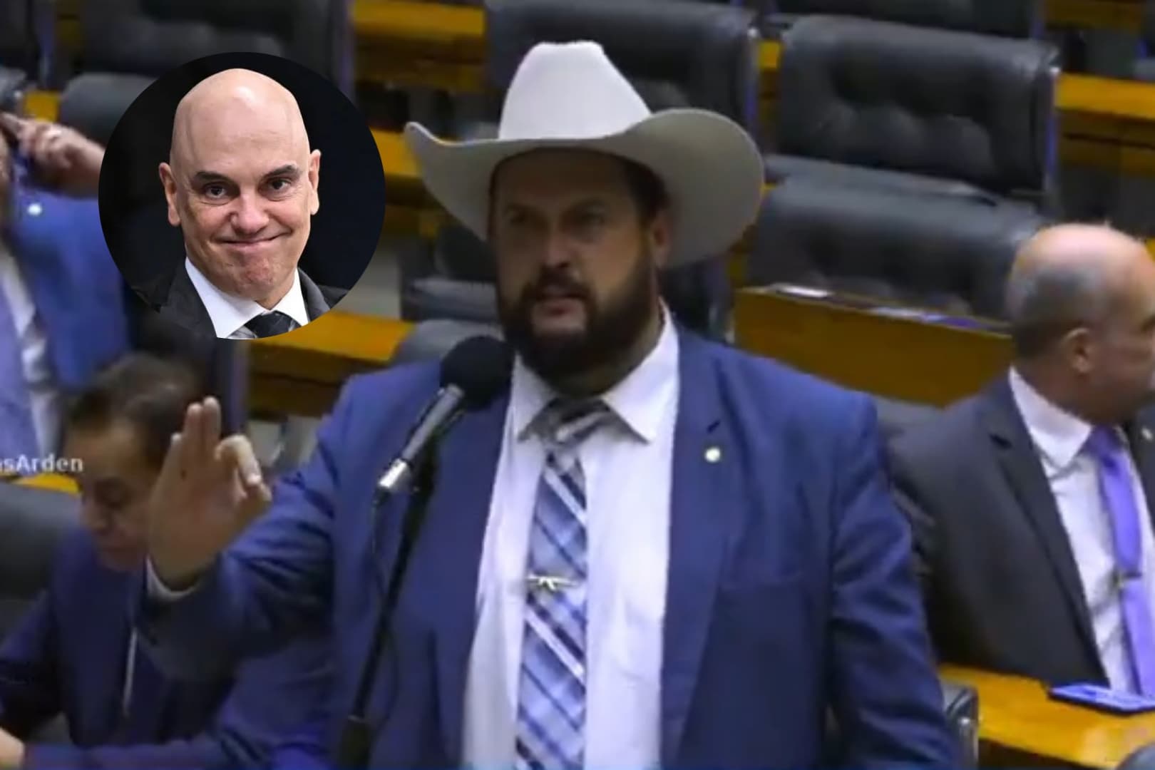 Em discurso na Câmara, Zé Trovão ameaça Moraes: “Vamos acabar com a sua vida”