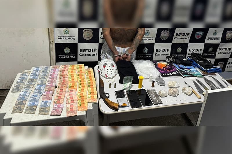 Preso, ‘Carreirinha’ possui antecedentes por delitos graves em Carauari