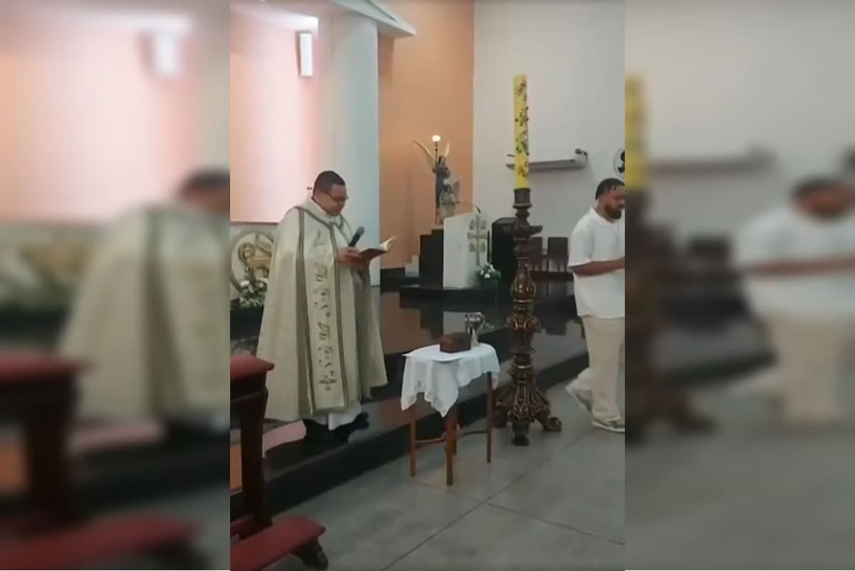 Padre causa polêmica no RJ ao se recusar a dizer nome de bebê em batismo, por não ser cristão