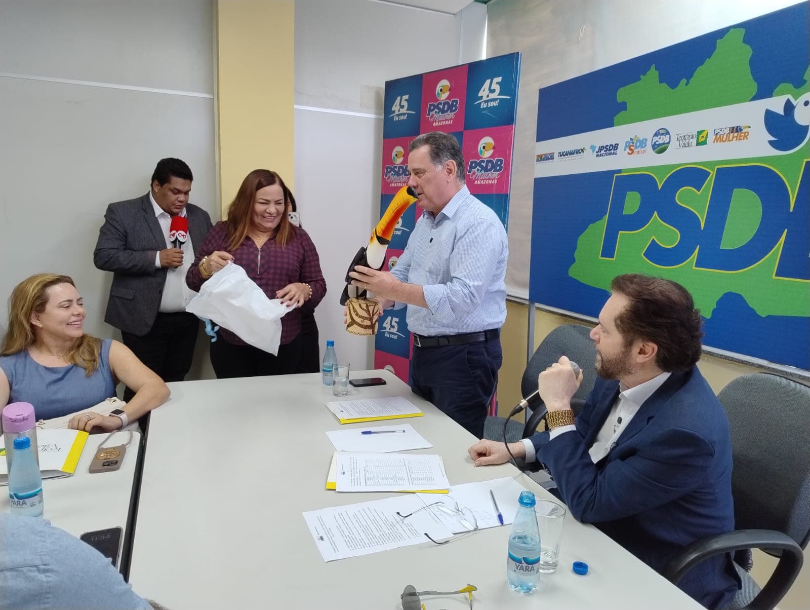 Marconi Perillo apresenta prioridades do PSDB e revela conversa com Arthur Neto