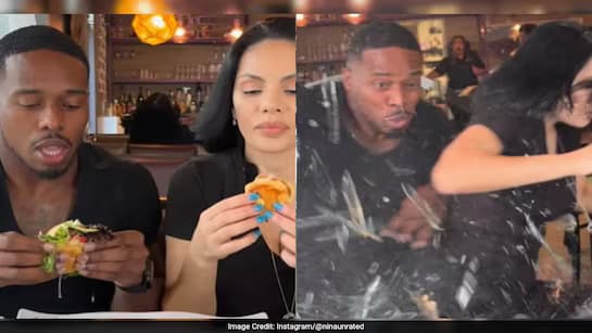 VÍDEO: Carro atinge influenciadores enquanto comiam em restaurante, nos EUA