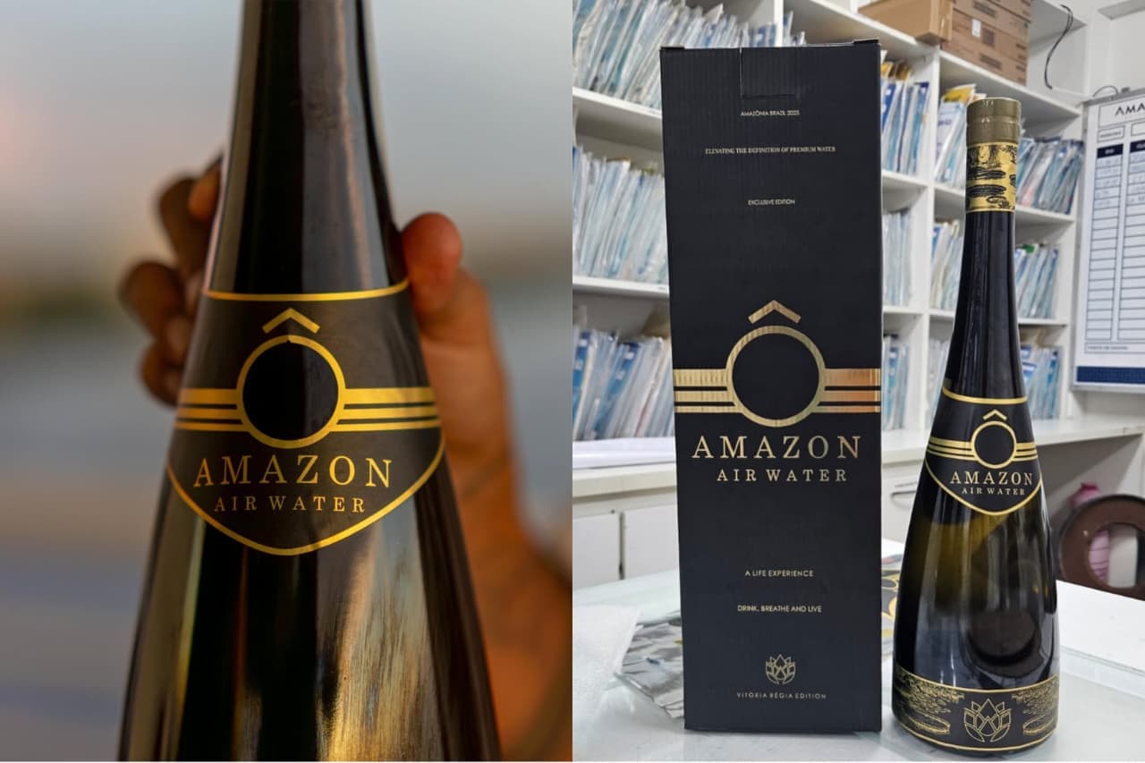 Em Barcelos, empresa transforma o ar da floresta Amazônica em ‘água de luxo’; conheça