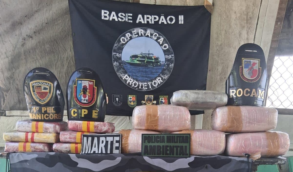 Polícia apreende drogas avaliadas em R$ 500 mil e prende dois homens em Coari
