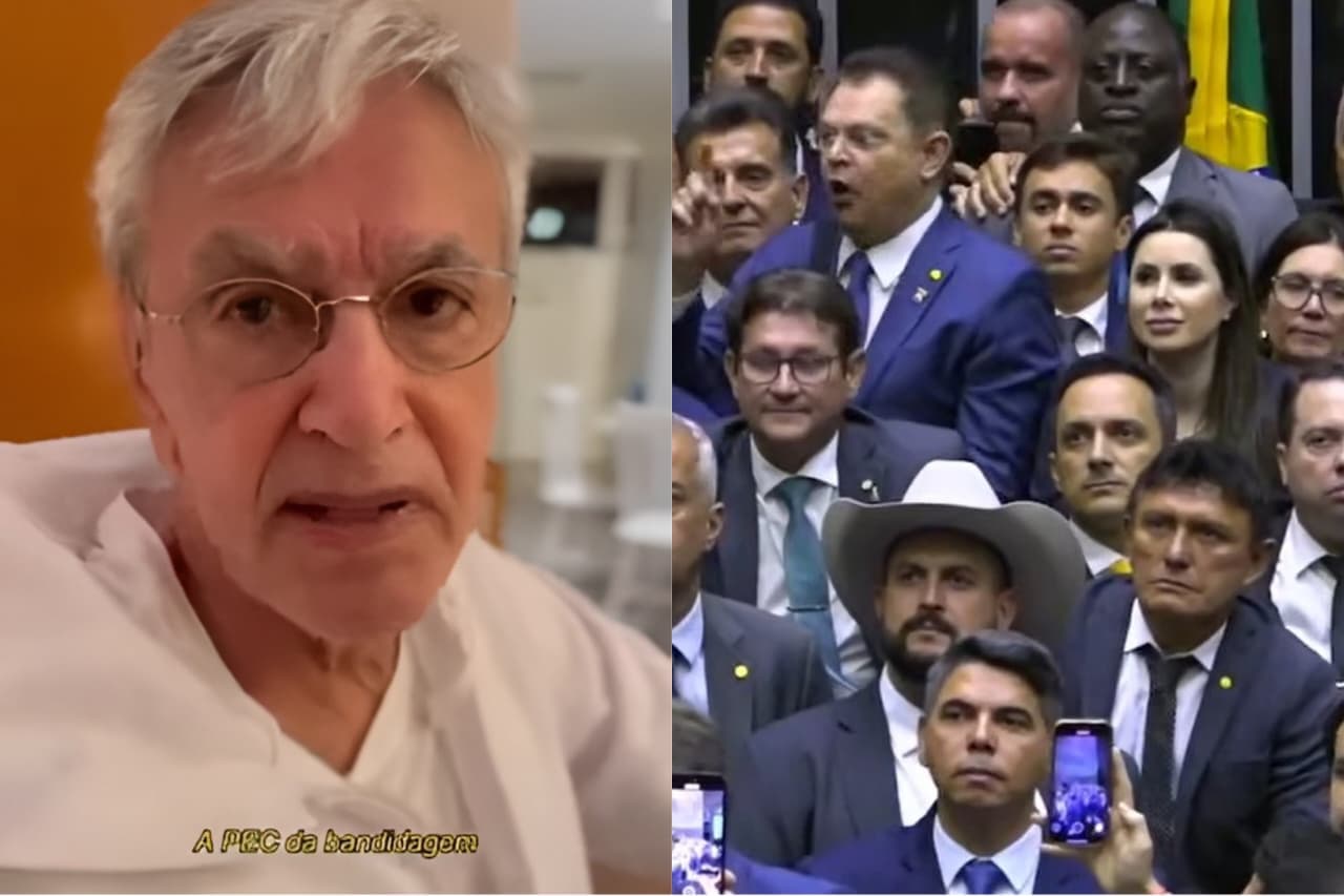 VÍDEO: Caetano Veloso convoca brasileiros para irem às ruas contra ‘blindagem’ e ‘anistia’