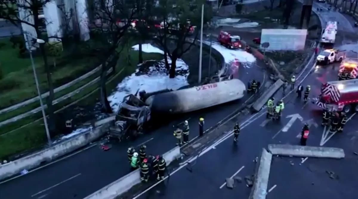 Explosão de caminhão de gás mata 4 pessoas e deixa 90 mortos no México