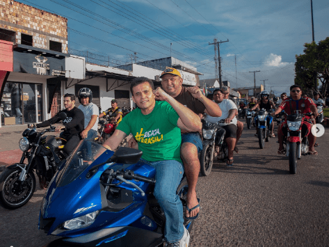 Coronel Rosses destaca motociata da direita e compromisso com valores conservadores em Tabatinga